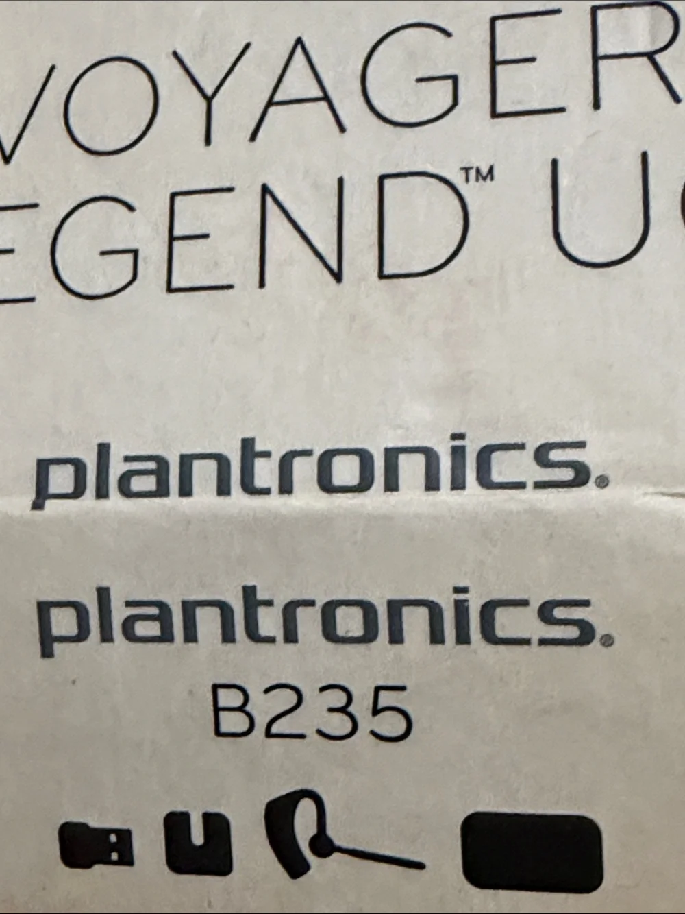 Plantronic Voyager Legend UC Bluetooth Headset Text/Noise Reduction B235